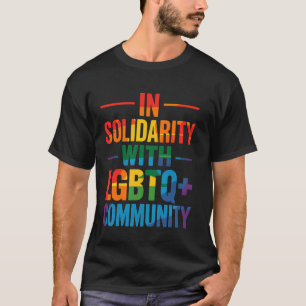 Stolzer Verbündeter Solidarisierung mit der LGBTQ+ T-Shirt
