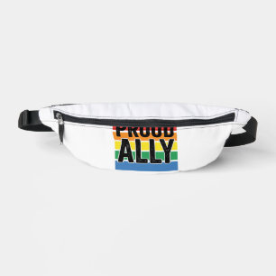 Stolzer Verbündeter Vintage-Pride-Support-Shirt-De Bauchtasche