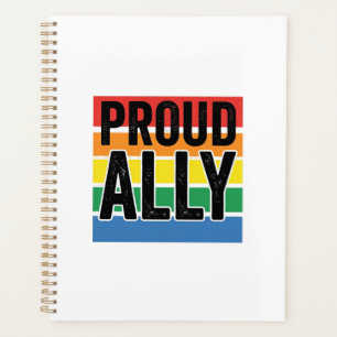 Stolzer Verbündeter Vintage-Pride-Support-Shirt-De Planer