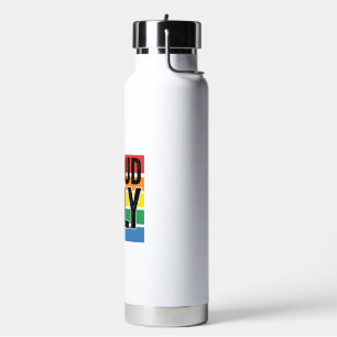 Stolzer Verbündeter Vintage-Pride-Support-Shirt-De Trinkflasche