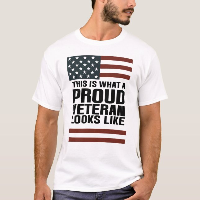 Stolzer Veteran - Veteranentag T-Shirt (Vorderseite)