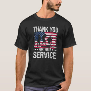 Stolzer Veterans Day dankt Ihnen für Ihre Dienste T-Shirt