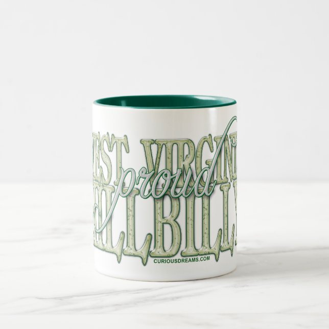 Stolzer West- Virginiahinterwäldler Zweifarbige Tasse (Mittel)