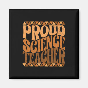 Stolzer Wissenschaftslehrer Black History Month Re Magnet