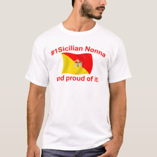 Stolzes #1 sizilianisches Nonna T-Shirt