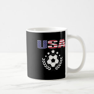 Stolzes Amerika Fußball Fans Trikot - USA-Flagge F Kaffeetasse
