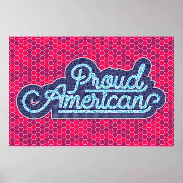 Stolzes amerikanisches Poster (Vorne)