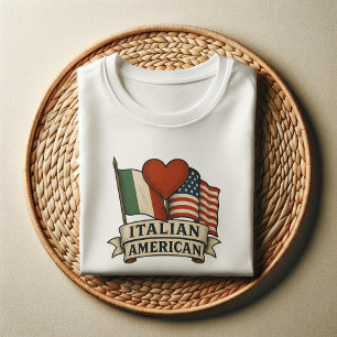 Stolzes amerikanisches Shirt   Duale Flaggen für d