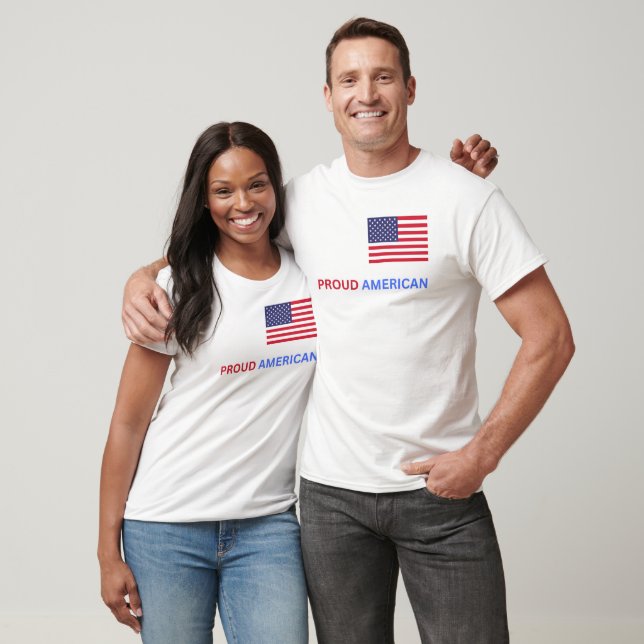 Stolzes Amerikanisches T-Shirt (Unisex)
