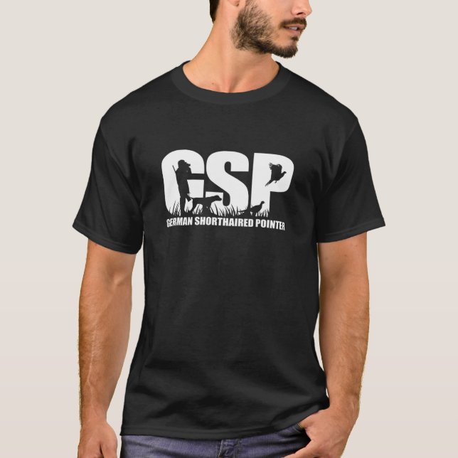 Stolzes APS Deutscher Kurzstreckenjagdhund T-Shirt (Vorderseite)