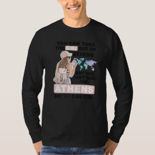 Stolzes Athener Mädchen Cooles Mädchen aus der St T-Shirt