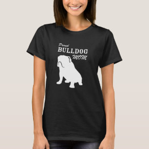 Stolzes Bulldoggen-Mama-Shirt T-Shirt