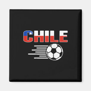 Stolzes Chile-Fußball-Liebhaber-Trikot Stolz Chile Magnet