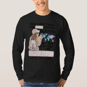Stolzes College-Station-Mädchen  Cooles Mädchen vo T-Shirt