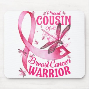Stolzes Cousin eines Brustkrebs-Kriegers Bewusstse Mousepad