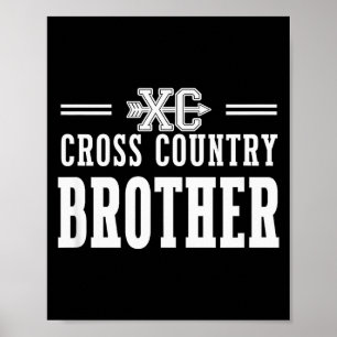 Stolzes Cross Country Bruder Team Liebe Srit Cc Ge Poster