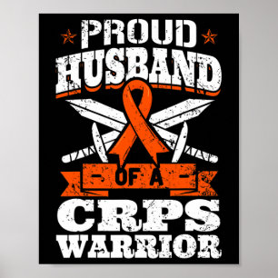 Stolzes Ehemann eines Crps-Krieger-Rsd-Sensibilisi Poster