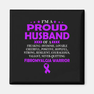 Stolzes Ehemann Fibromyalgie Krieger T Magnet