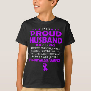Stolzes Ehemann Fibromyalgie Krieger T T-Shirt