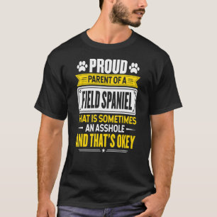 Stolzes Eltern eines Feldspanierhundes Mama Vater T-Shirt