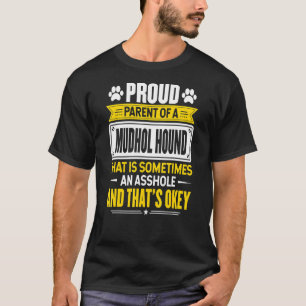 Stolzes Eltern eines Hundes-Besitzers der Mama Vat T-Shirt