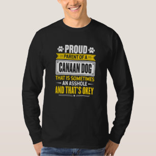 Stolzes Eltern eines kanadischen Hundebesitzers Ma T-Shirt