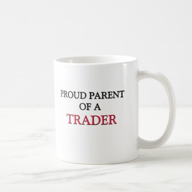 Stolzes Elternteil eines HÄNDLERS Tasse (Rechts)