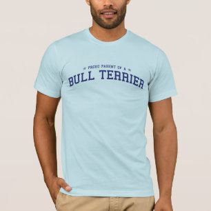 Stolzes Elternteil eines Stier-Terrier-T - Shirt