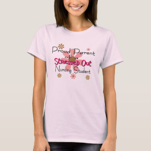 Stolzes Elternteil Streesed, der heraus STUDENTEN T-Shirt