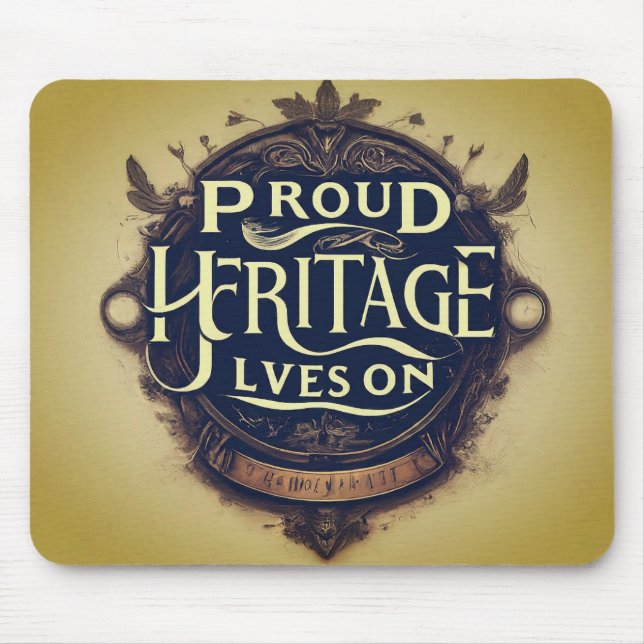 Stolzes Erbe lebt weiter Mousepad (Vorne)