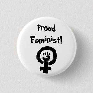 Stolzes feministisches Button