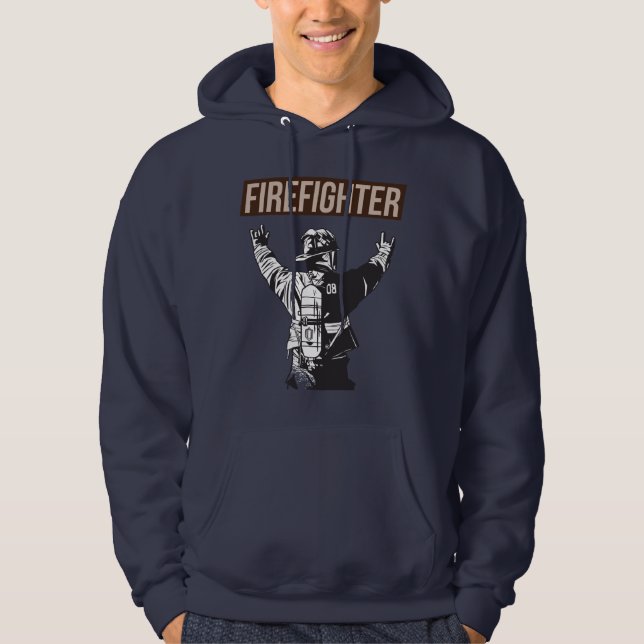 Stolzes Feuerwehrschiff Hoodie (Vorderseite)