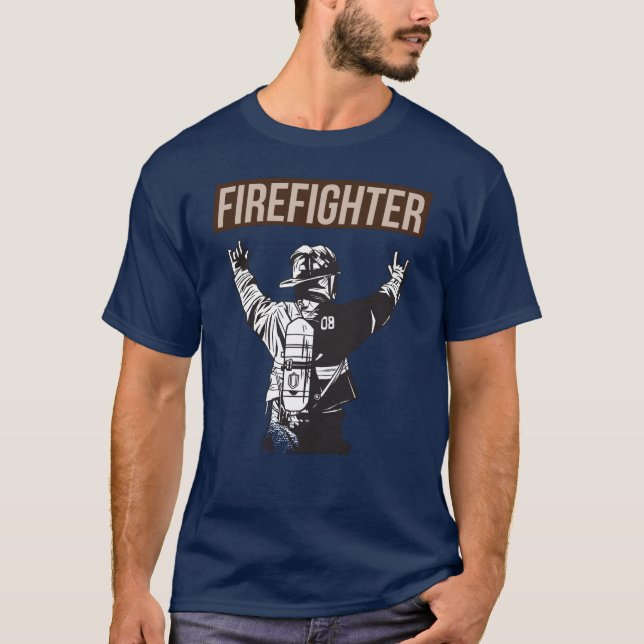 Stolzes Feuerwehrschiff T-Shirt (Vorderseite)