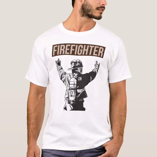 Stolzes Feuerwehrschiff T-Shirt (Vorderseite)