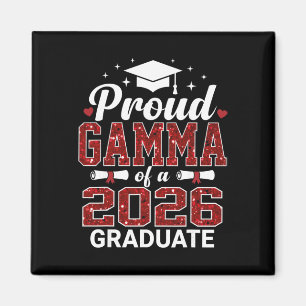 Stolzes Gamma eines 2026 Absolventen Senior-Abschl Magnet