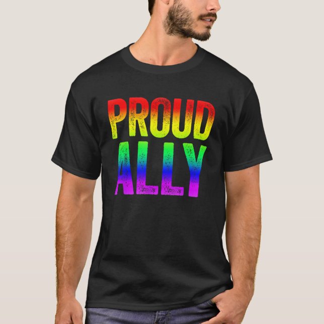 Stolzes Geschenk für LGBT-Pride T-Shirt (Vorderseite)