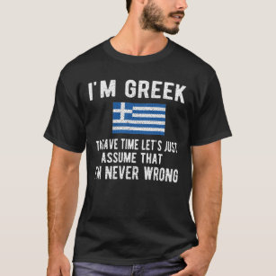 Stolzes griechisches Erbe: Griechenland roots grie T-Shirt