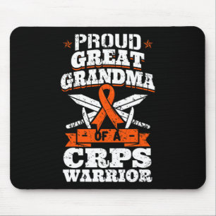 Stolzes großes Oma eines CRPS-Kriegers RSD-Auszeic Mousepad