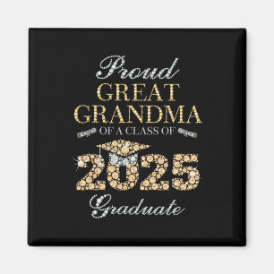 Stolzes großes Oma mit einer Cl von 2025 Graduat Magnet