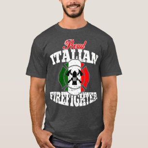 Stolzes italienisches Feuerwehrschiff - Italienisc T-Shirt