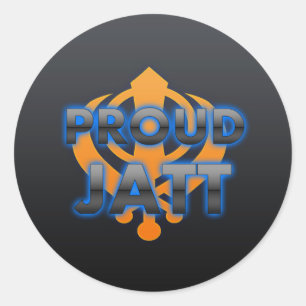 Stolzes Jatt, Jatt Stolz Runder Aufkleber