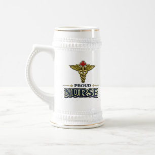 Stolzes Krankenpfleger-Bierkrug Bierglas