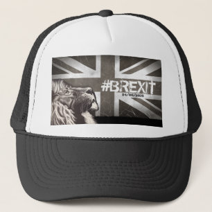 Stolzes Löwe #Brexit fertigen das Datum 24/06/2016 Truckerkappe