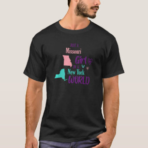 Stolzes Mädchen Design Nur ein Mädchen aus Missour T-Shirt