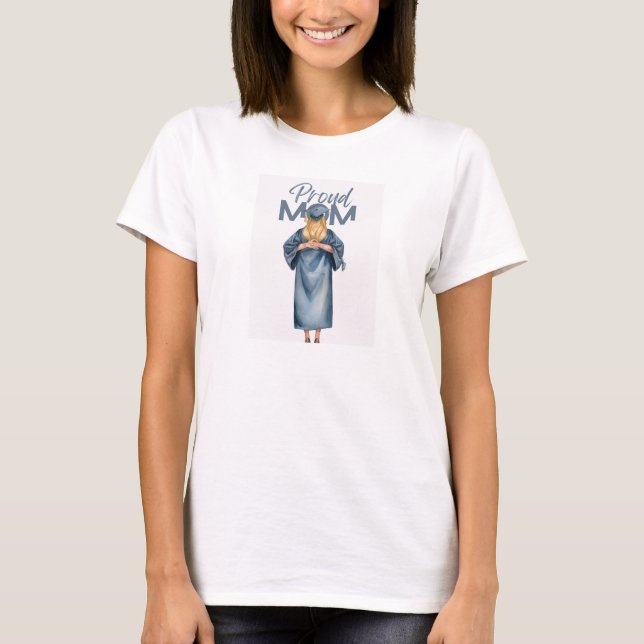 Stolzes Mama-Absolventen-Shirt T-Shirt (Vorderseite)