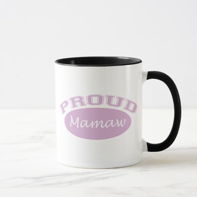 Stolzes Mamaw (Rosa) Tasse (Rechts)