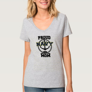 Stolzes Marine-Mama-Anker-Shirt T-Shirt