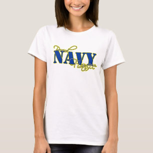 Stolzes Marine-Verlobtes T-Shirt