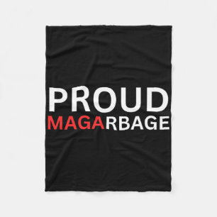 Stolzes Mega-Müll-Shirt Trump-Anhänger  Fleecedecke