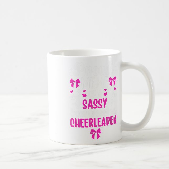 Stolzes Meme einer Cheerleader-Meme-Oma Cheer-Meme Kaffeetasse (Rechts)